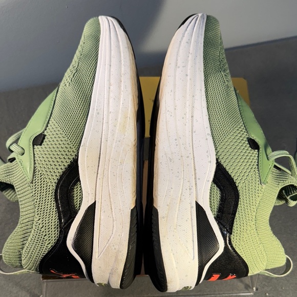 Puma Green and Black Athletic Shoes - Picture 4 of 8